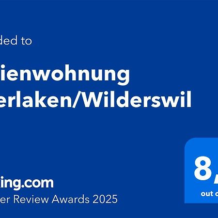 Ferienwohnung Interlaken/Wilderswil Extérieur photo